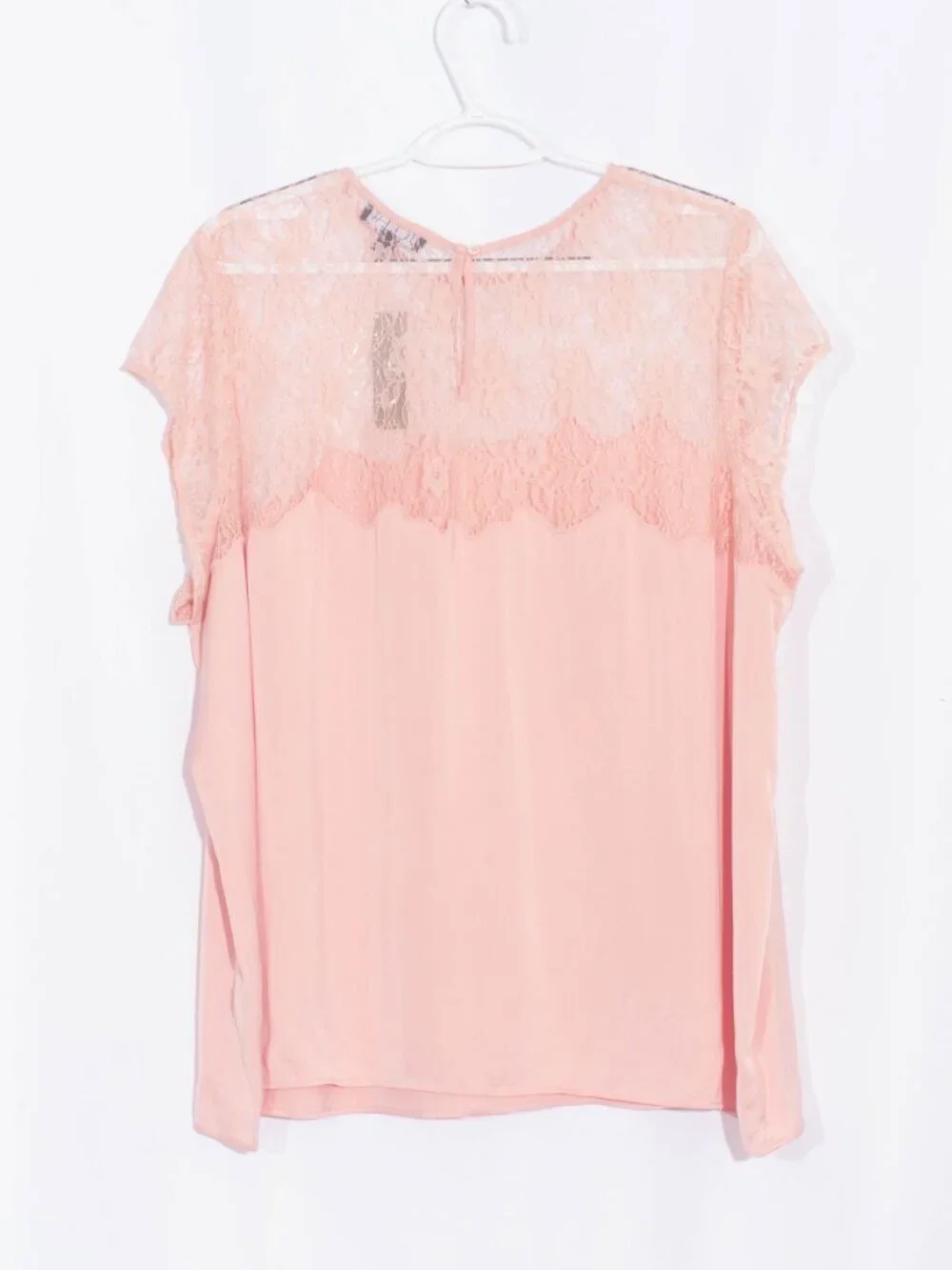 J. CREW Satin and Lace Blouse Size 3X